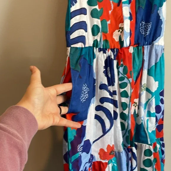 Echo Tiered Wild Floral Sun Dress - Picture 4 of 10